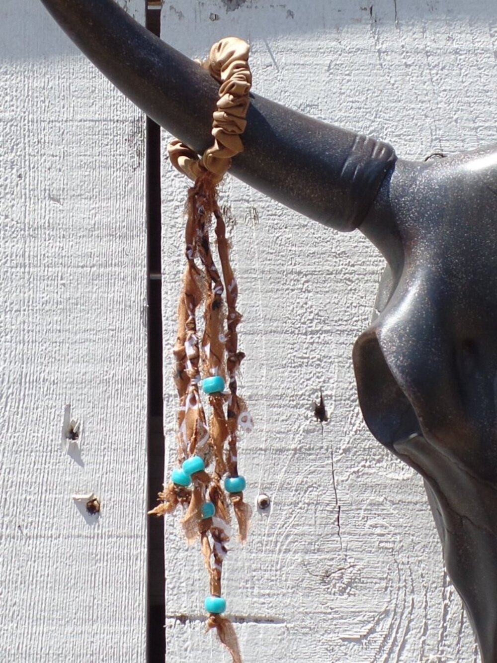 Hand Crafted Hair Tie Swag BEADED